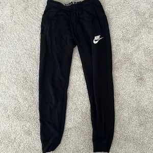 Nike black joggers size small